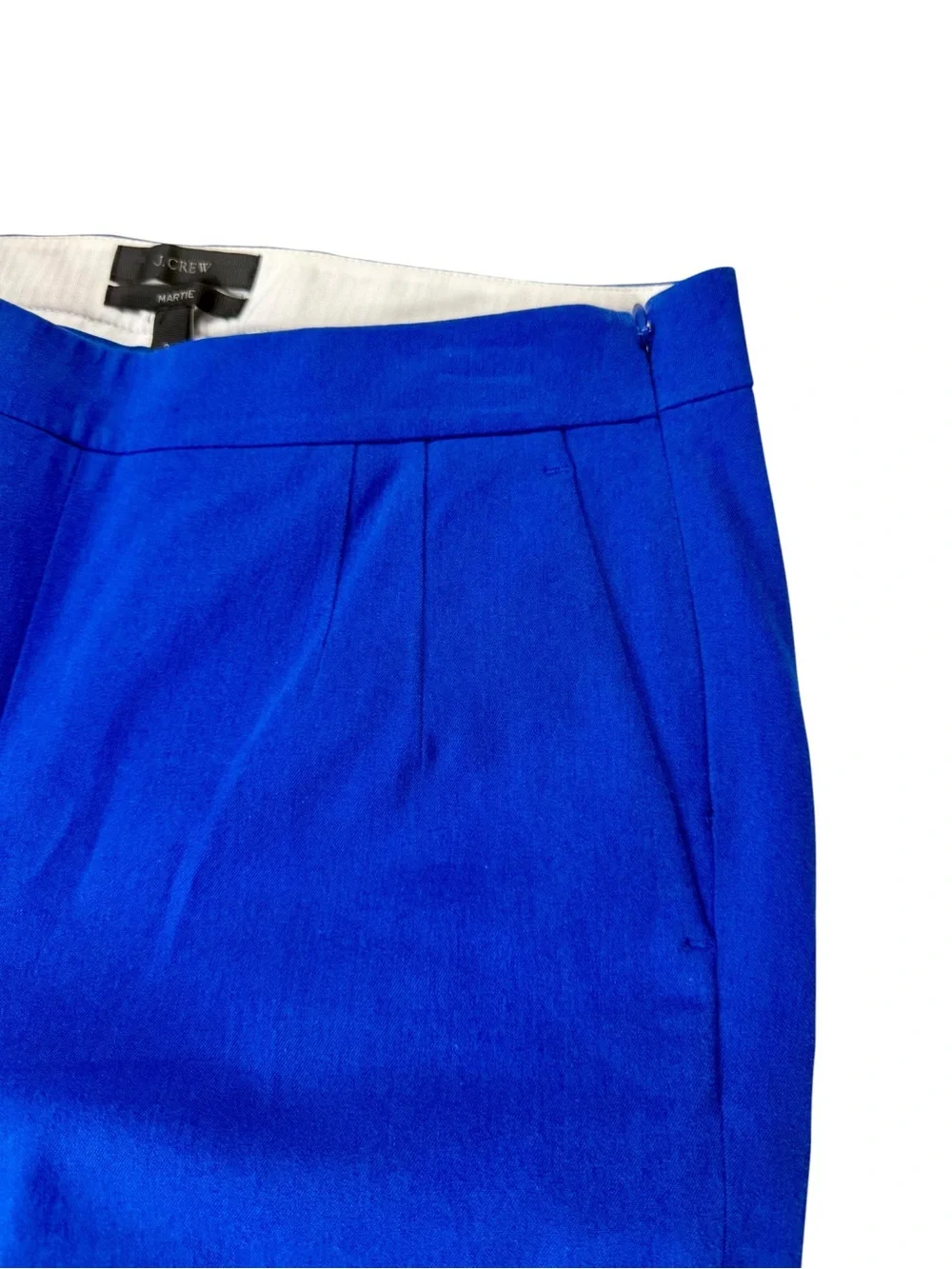 J. Crew Martie Straight Leg Pants in Cobalt Blue- Size 2